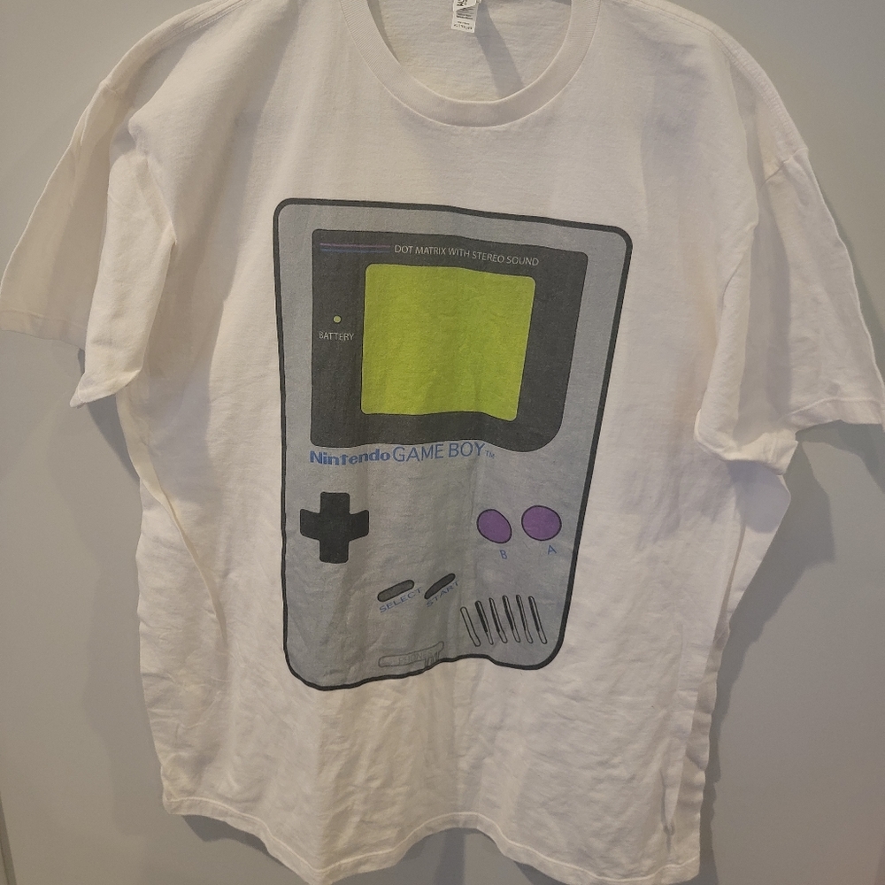 Gameboy T-shirt! Unisex! XL!